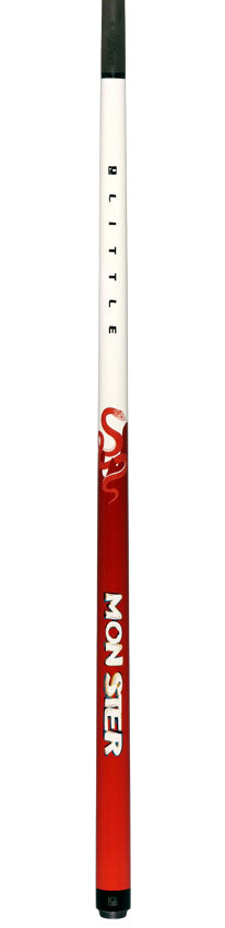 Little Monster Red Snake Graphic No Wrap Play Cue with Carbon Fiber Shaft