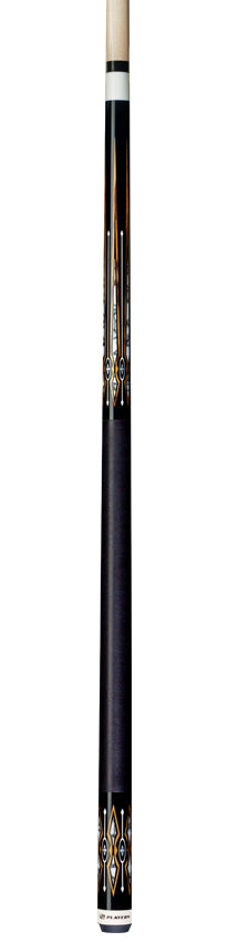 Players Midnight Black with White Recon Graphic Pool Cue - G4135