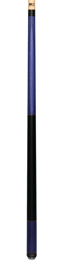 K2 Purple-Stained Ash No Wrap Pool Cue with 12.50mm K2 LD Shaft