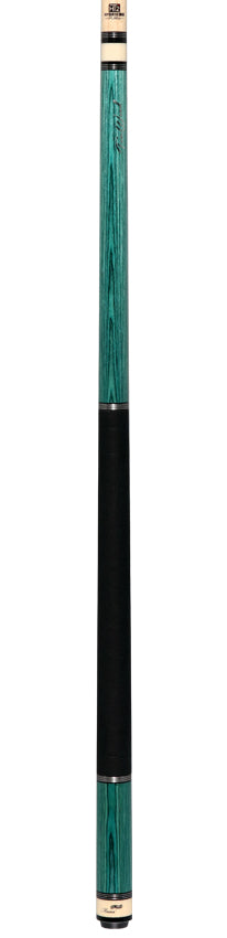 Fury Teal-Stained Tec-Wood Cue | Elephant Wrap | + Free Extension - FUTW9