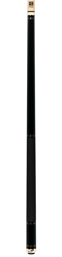 Fury Metallic Black Pool Cue with Sharkskin Leather Wrap - FUCA5