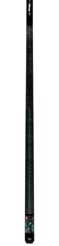 Viking Bedlam Series Smoke-Stained Maple with Galaxy Shimmer Pearl Play Cue with 12.5mm Siege Carbon Fiber Shaft