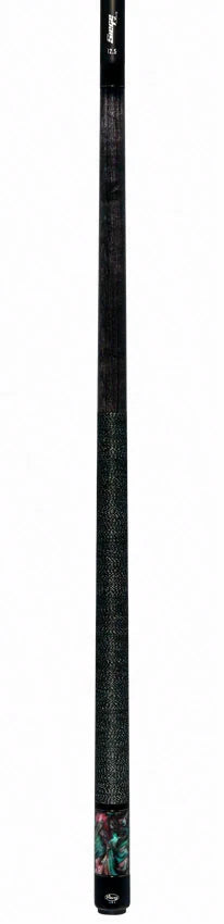 Viking Bedlam Series Smoke-Stained Maple with Galaxy Shimmer Pearl Play Cue with 12.5mm Siege Carbon Fiber Shaft