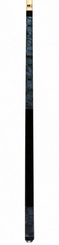 K2 Matte Blue Smoke Graphic No Wrap Pool Cue with 12.50mm K2 LD Shaft