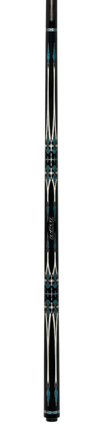 Fury Tempest No Wrap Pool Cue with Carbon Fiber Shaft - FUAF4
