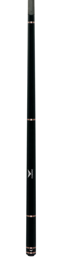 Cueroc Black Galaxy 1 Dymond Ebony Wood No Wrap Pool Cue with Carbon Fiber Shaft