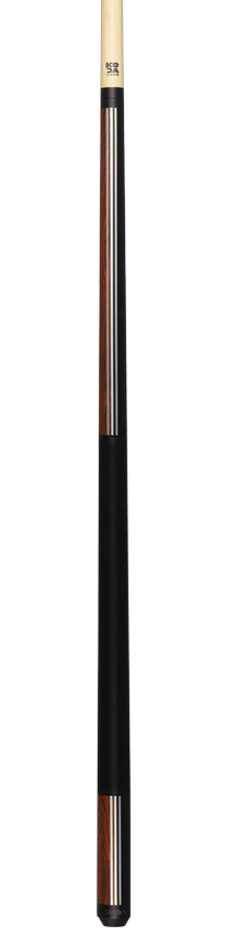 KODA Split Design Black and Cocobolo Graphic Pool Cue - KD29CO