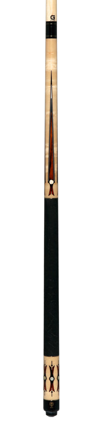 McDermott 50th Anniversary Series Birdseye Maple with Cocobolo Points Cue with G-Core Shaft and Commemorative 1x1 Case
