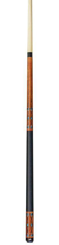 Dufferin Curly Maple and Blue Recon Play Cue - D-SE21