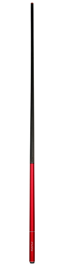 Fury Red Aluminum Jump Cue with Carbon Fiber Shaft - FUJPM7