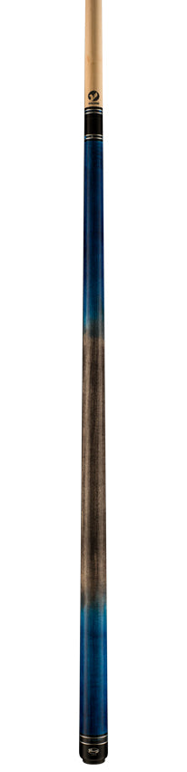 Viking HL0116 Helix Series Play Cue - Ocean Blue and Smoke Stained Maple