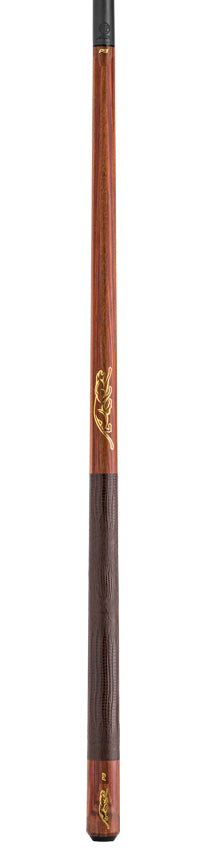 Predator P3 Prowler Rosewood with Rengas Stripes Pool Cue with Brown Lizard Grain Leather Wrap - Uniloc