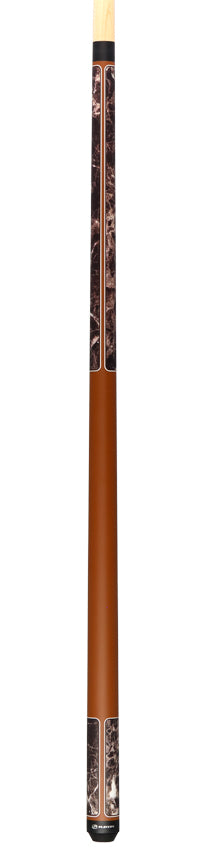 Players Brown Marble with Matte Brown Graphic Series Pool Cue - G4146