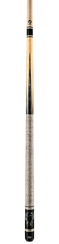 Viking OV0500 Ovation Series Play Cue - Khaki Stained Maple with Silver Pearl Angel Inlays