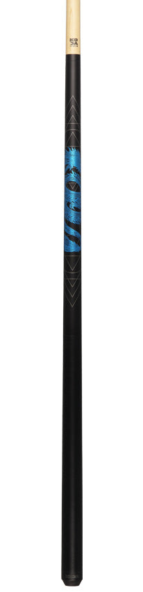 KODA Blue Dragon Graphic Pool Cue - KDV15BL