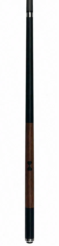 Becue WAS Laminated Wood Carbon Play Cue with 12.3mm Engage Shaft
