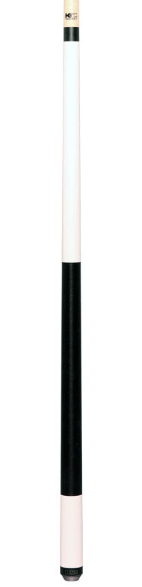 K2 Matte White Pool Cue with 12.50mm K2 LD Shaft