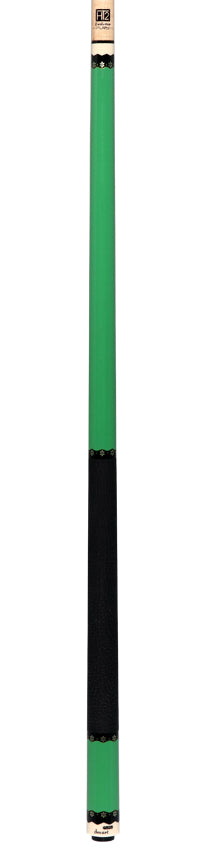 Fury Vivid Green Pool Cue with Sharkskin Leather Wrap - FUCA7
