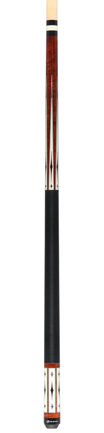 Players Coffee Stain with Sim. Bone Points Graphic Series Pool Cue - G4143