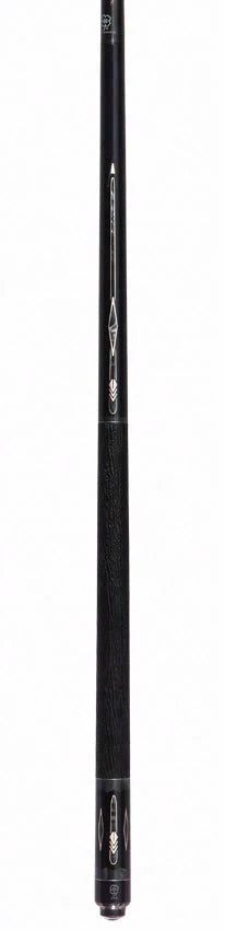 McDermott Limited Edition Black Knight Custom Pool Cue with Defy Carbon Shaft