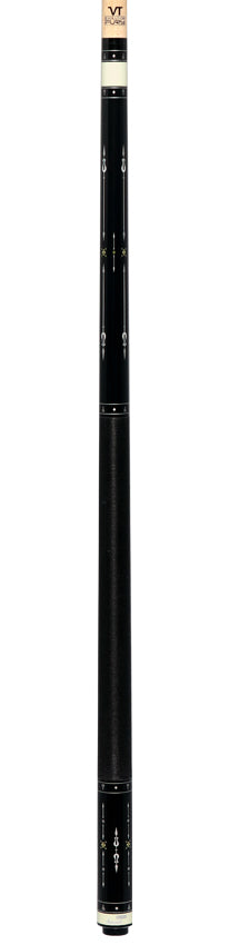 Fury Graphic Pool Cue with Pebble Grain Leather Wrap - FUVT5