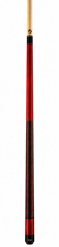 Viking Storm Series Crimson-Stained Maple with Red Premium Pearl Play Cue- ST0712