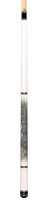 Cueroc Galaxy 2 White Colored Maple Pool Cue with Ring-Tailed Lizard Wrap