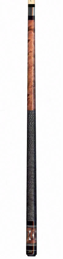 Joss Nutmeg-Stained Maple with Bone-White and Pearl Inlays Pool Cue - JC20-16