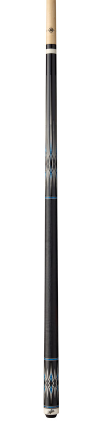 Dufferin Blue Ridge Pool Cue with Lizard Embossed Leather Wrap