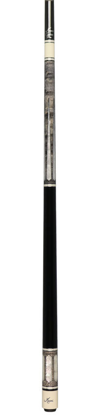 Meucci 2020 Cue - Grey - Mother of Pearl - Black Wrap - Carbon Shaft