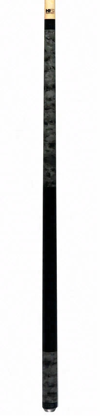 K2 Matte Gray Smoke Matte Graphic No Wrap Pool Cue with 12.5mm LD Shaft
