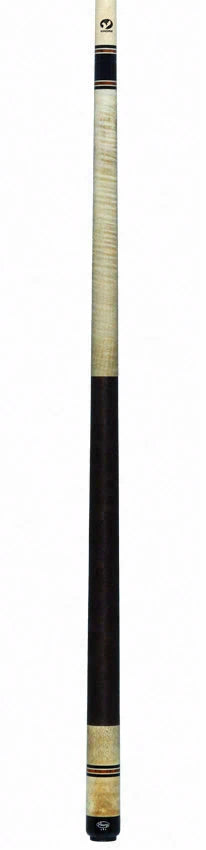 Viking Ovation Series Khaki-Stained Birdseye Play Cue with Vikore Shaft - OV0204