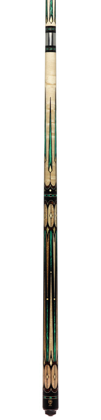 McDermott G3002 2024 Cue Of the Year - Green Malachite with IPro Slim Shaft with Matching Inlays and Ringwork