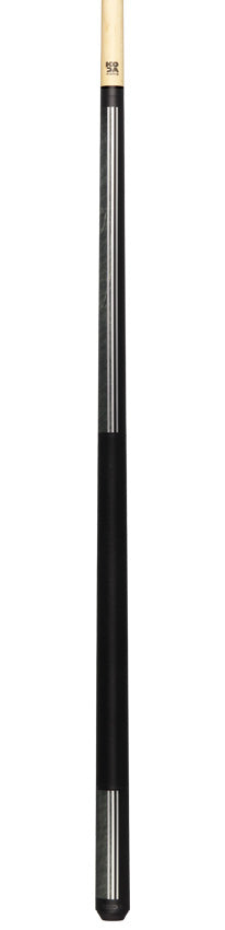 KODA Split Design Black and Grey Graphic Pool Cue - KD29GY