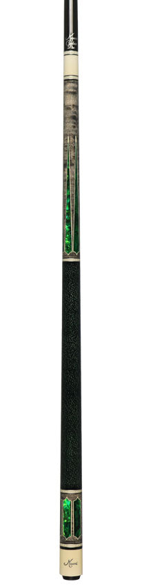 Meucci 2020 Cue - Grey - Green Pearl - Black/Green Wrap - Carbon Shaft