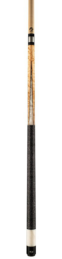 Viking HL0404 Helix Series Play Cue -Khaki Stained Birdseye Maple with White Premium Pearl