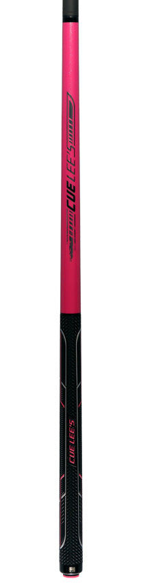 Cuelee's Metallic Pink Break Cue with Sport Grip - LS-BK04