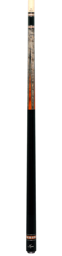 Meucci Freshman 1 Gray-Stained Maple and Cocobolo Points Pool Cue with the Pro shaft