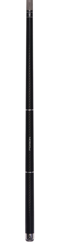 Poison Maelith No Wrap Pool Cue - Black with 12.4mm Venom Carbon Shaft