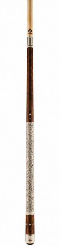 Viking Impero Series East Indian Rosewood with 15 White Premium Pearl Inlays Play Cue - IM0600