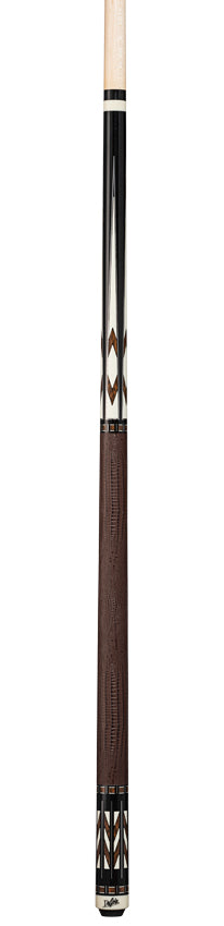 Dufferin Brown and Black with Leather Wrap Play Cue - D-SE52