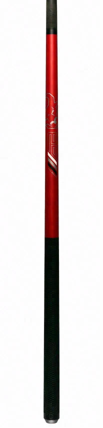 Bull Carbon Ruby Red Bull Breaker Break Cue with Multi-Zone Sport Grip Wrap