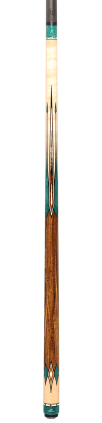 Longoni Diamond No Wrap Pool Cue with Luna Nera Shaft - Progessive
