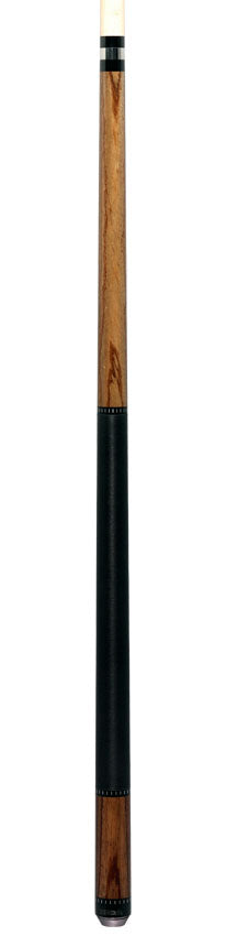 KODA Gray-Stained Zebrawood Pool Cue with Linen Wrap