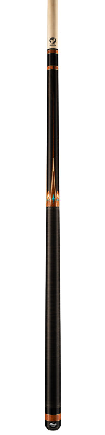 Viking OV0600 Ovation Series Play Cue - West African Ebony with Pau Ferro and Turquoise Inlays