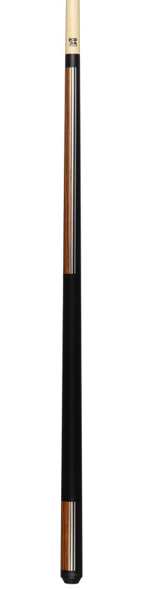 KODA Split Design Black and Bocote Graphic Pool Cue - KD29BC