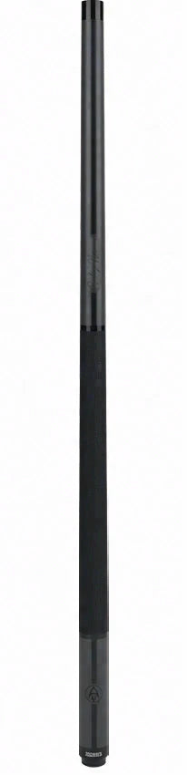JFlowers Legends Series Rodney Morris Gray Pool Cue with Black Lizard Wrap and Carbon Shaft