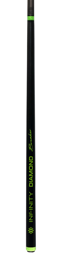 Infinity Diamond Breaker Carbon Fiber Break Cue - Green