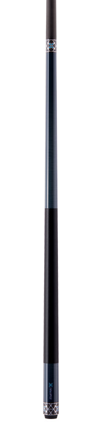 Cuetec 95-121U Cynergy X Lagoon Pool Cue with Black Poly Wrap