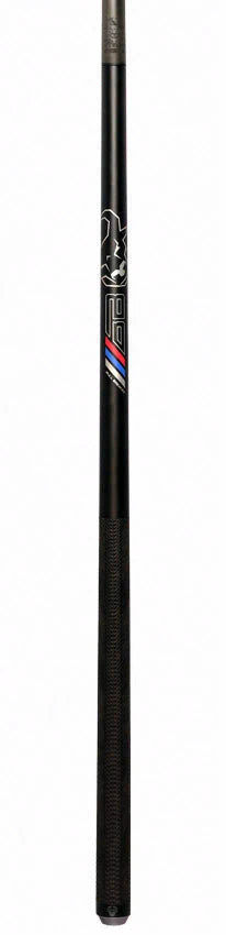 Bull Carbon Bull Breaker Gun Metal Break Cue with Multi-Zone Sport Grip Wrap